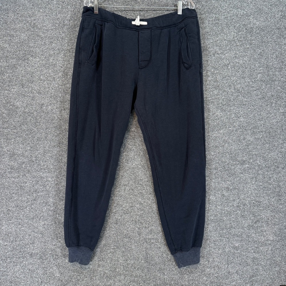Abercrombie & Fitch Joggers Mens Medium Blue Fleece Sweatpants Casual Y2K